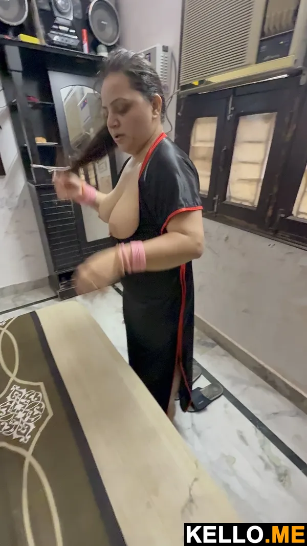 Photo 2 in Indian Gujarati Aunty Sensual Blowjob And Riding